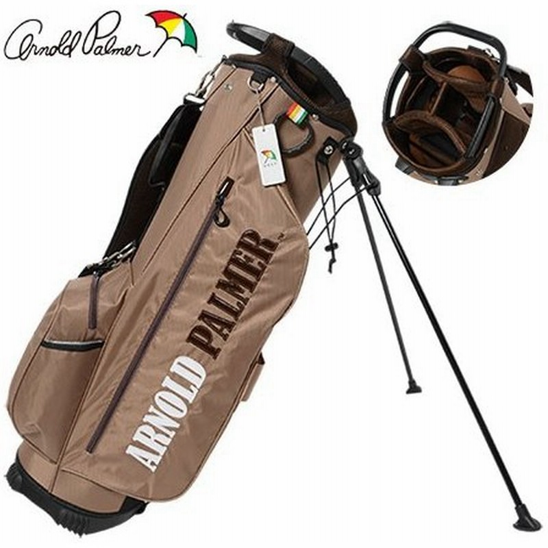 アーノルドパーマー Arnold Palmer スタンドキャディバッグ Jypcb 005 Brown ジーパーズオリジナル Megasale 通販 Lineポイント最大0 5 Get Lineショッピング