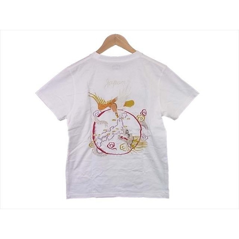 TOYO ENTERPRISE 東洋エンタープライズ TT77493 SUKA T-SHIRT 刺繍 Tシャツ 白 M 【新古品】【未使用】【中古】  | LINEブランドカタログ