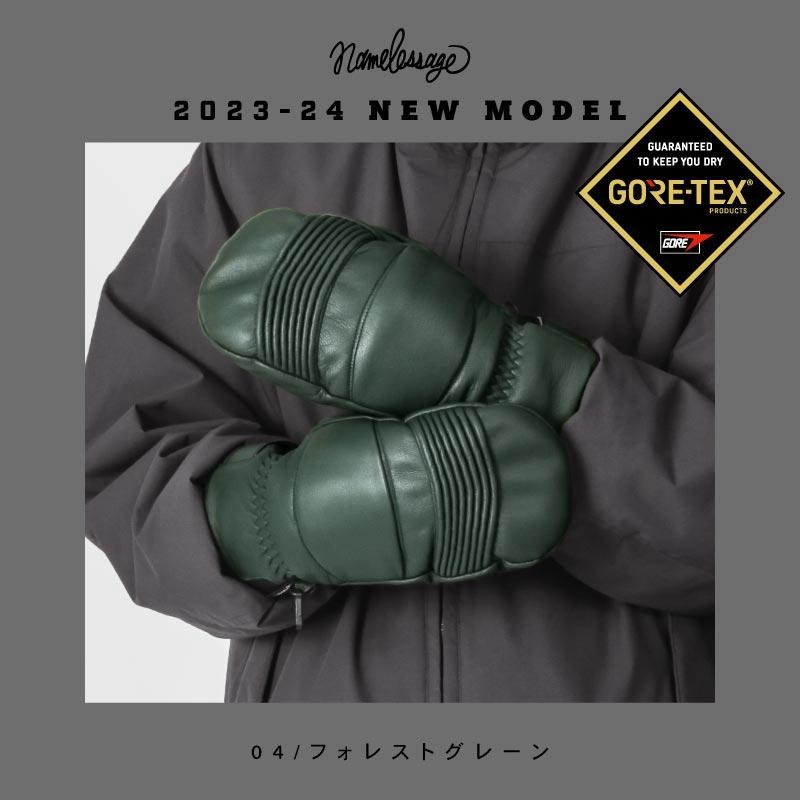 GORE-TEX ゴアテックス レザー 本革 山羊革 丈夫 スマホ対応 スノーボード グローブ ミトン レディース メンズ 防寒 手袋  AGE-34ML | LINEショッピング