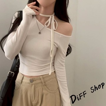 韓版小眾設計感長袖上衣【W672】