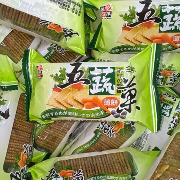 【粿女兒商行】🔥現貨 鄉村五蔬果薄餅 40g 餅乾 零食