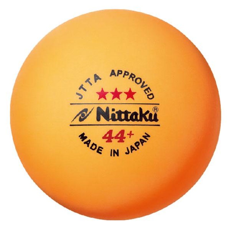 ニッタク Nittaku ラージボール 44プラ3スター 1ダース 3個入り×4箱