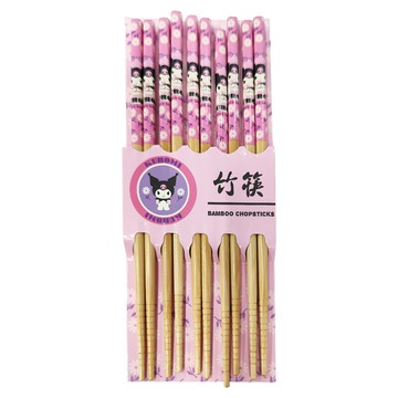 KUROMI 酷洛米 筷子組 5雙  粉色  5雙筷子  1組