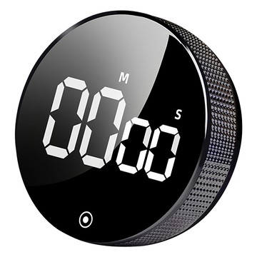 YUNMI 旋轉式計時器 正/倒計時器  黑色系  1個