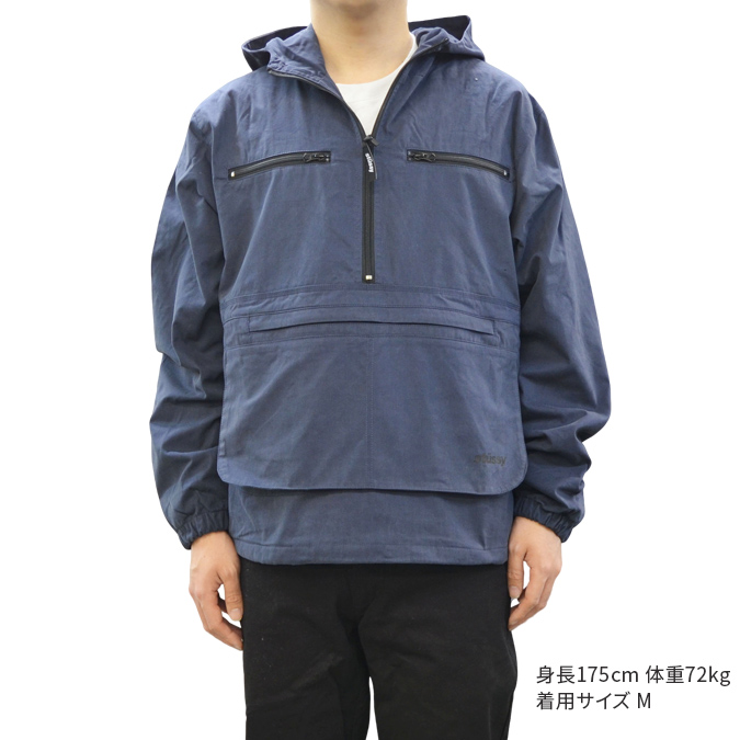 STUSSY ステューシー BIG POCKET ANORAK JACKET アノラックジャケット ...