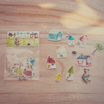 Zoe's forest 森林小屋貼紙