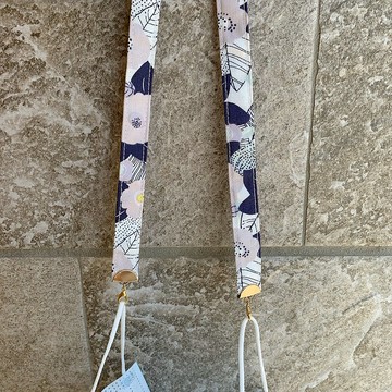 紫色椿花 口罩吊繩 口罩鍊