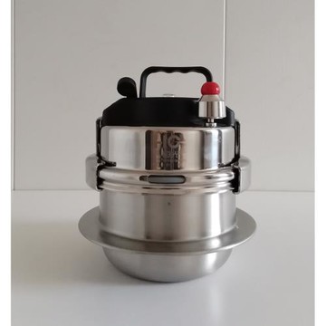 恒光304不銹鋼迷你高壓鍋家用燃氣電磁爐戶外小型壓力鍋小容量1-2