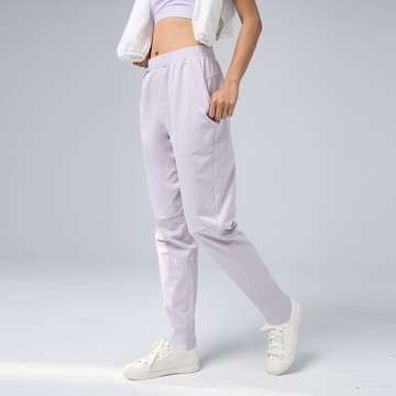 不可退換 /AIR氣流窄管九分褲-鳶尾花