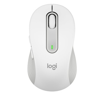 Logitech M650 多工靜音無線藍芽滑鼠-珍珠白
