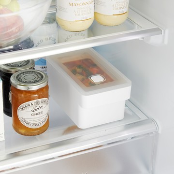 日本【YAMAZAKI】tower手把密封保鮮盒(白)900ml