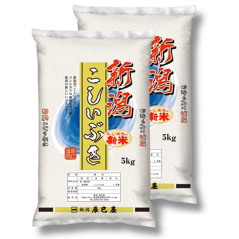 精米 新米 新潟県産 こしいぶき 10kg (5kg2袋) 白米 令和5年産