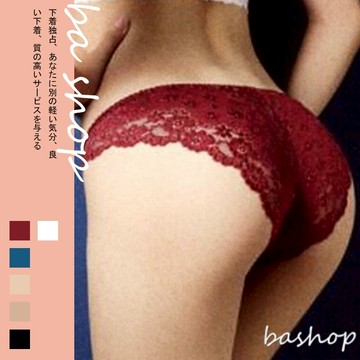 【BAshop】台灣現貨🌹水溶蕾絲-性感美臀中低腰內褲 （均碼）-6色
