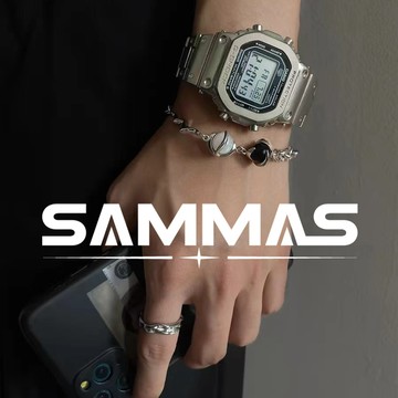 SAMMAS貓眼石手錬 黑白月光男女手錬 𝟯𝟭𝟲𝗟醫療鋼 白晝貓眼手鍊 鈦鋼手鍊 粗手鍊 嘻哈手鍊 情侶手錬 個性手鏈