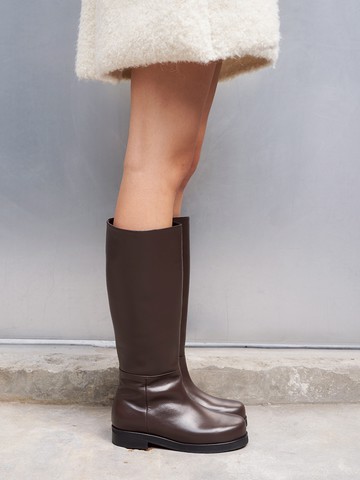Noah Long Boots_Brown