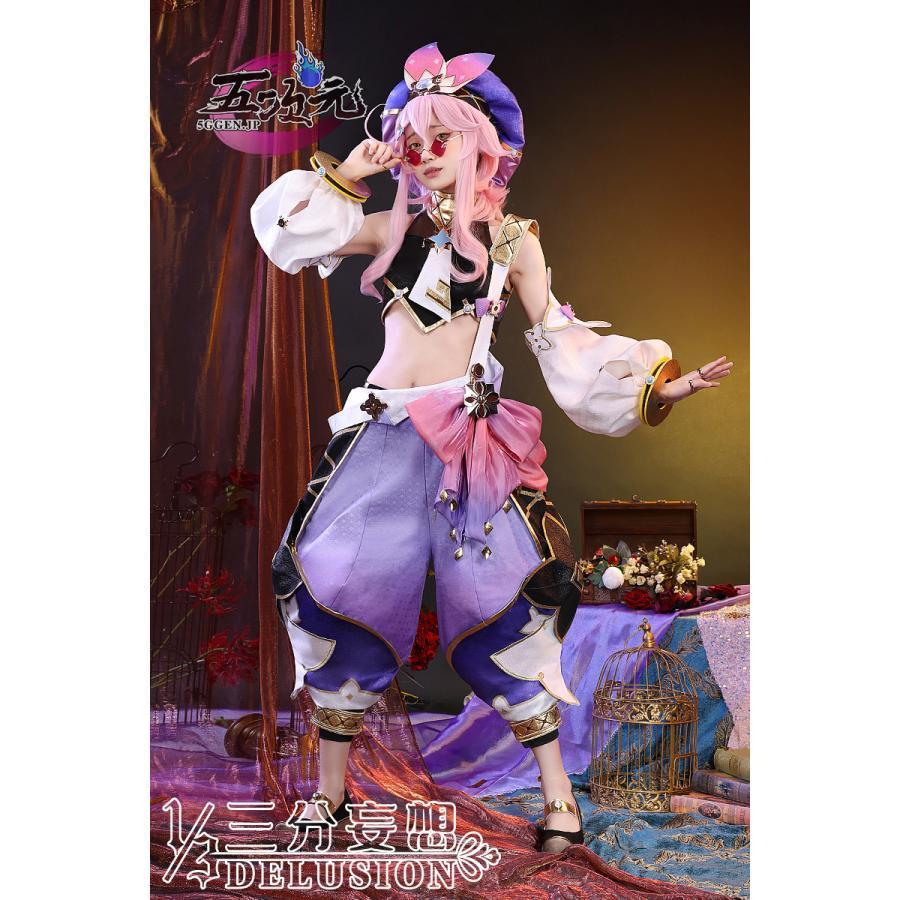 三分妄想 原神 レイラ コスプレ 衣装 ウィッグ・靴追加可 - コスプレ衣装