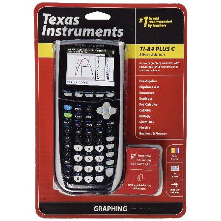 カラーグラフ電卓 Texas Instruments TI-84 Plus C Silver Edition ■並行輸入品■ (ブラック)