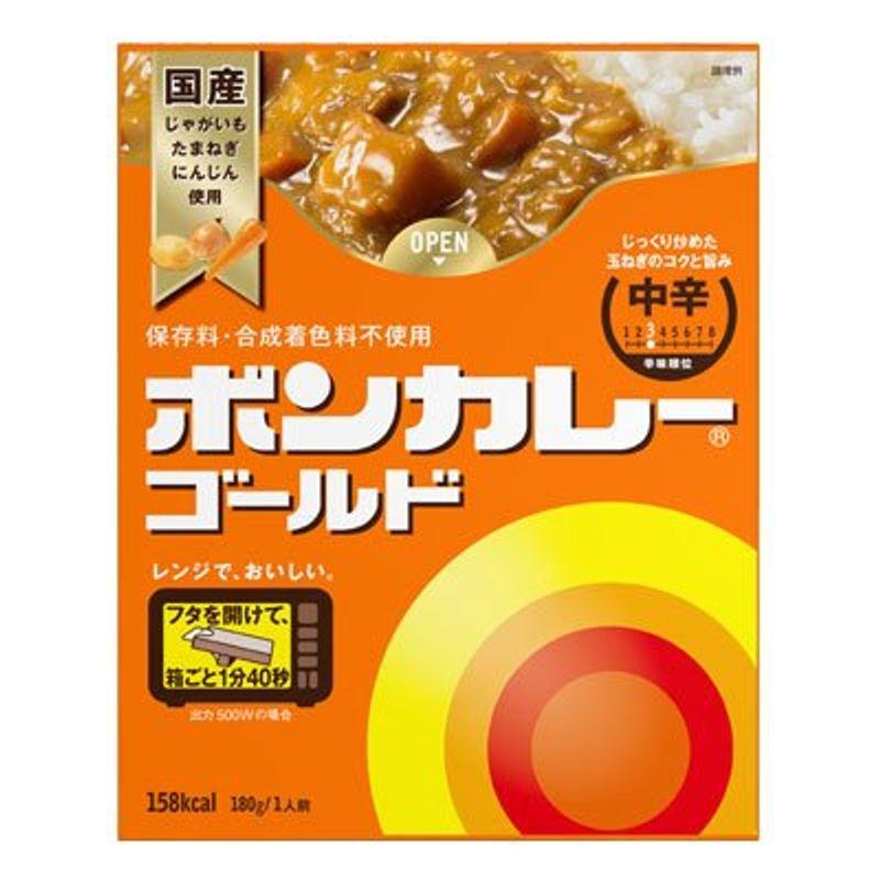 大塚食品 ボンカレーゴールド 中辛 180g×30個入×(2ケース)