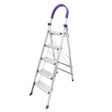 WIN-WIN 五階D型鋁梯 紫色 YP HLD05 HLD05