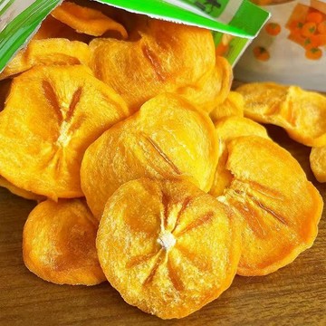 🔥限時促銷🔥廣西恭城特產瑤山柿子幹片500g正宗柿餅幹新鮮網紅小零食解饞曬柿子片