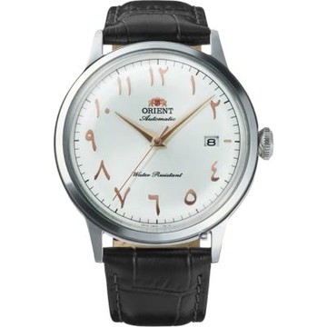 Orient 東方錶 Bambino 爪夷文時標機械腕錶-40.5mm白 RA-AC0038S