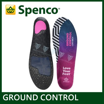 [美國 SPENCO]  GROUND CONTROL 足弓減壓鞋墊-低足弓 SP21774
