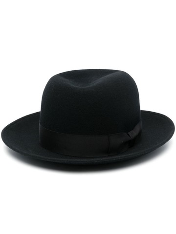 Yohji Yamamoto - turn-up brimmed wool hat - men - Wool - M - Black
