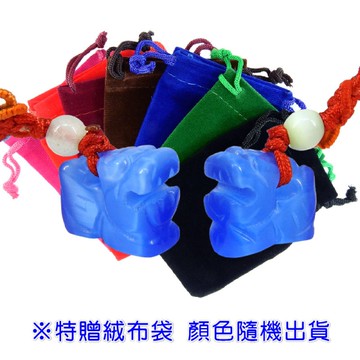 【吉祥開運坊】貔貅系列【開運招財 貓眼石貔貅*1對 小型 手機吊飾 】開光 擇日