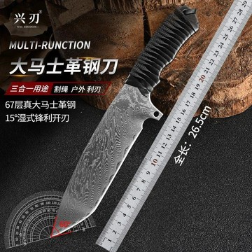 ⭐全場免運⭐大馬士革鋼刀手把肉小刀鋒利高硬度便攜戶外刀具水果刀多功能刀具