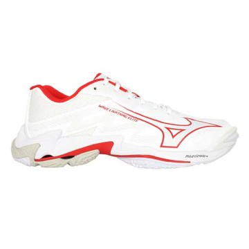MIZUNO WAVE LIGHTNING ELITE 男排球鞋-運動 V1GA260054 白紅