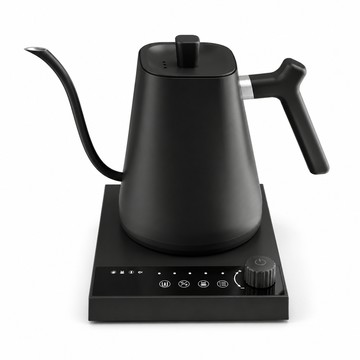 智能溫控咖啡壺 600ML 手沖壺 溫控壺 咖啡壺 電熱水壺 自動斷電/防幹燒保護/304不鏽鋼內膽【七了個三】