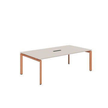 會議桌長桌簡約辦公桌培訓小型洽談辦公桌家具會議室現代桌椅組合[DD030109]