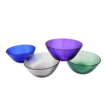 Toppuror 泰浦樂 費歐斯可微波餐碗 390ml 深色 PET 材質 4個  1組