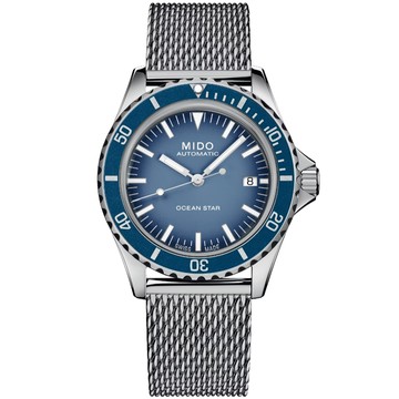 MIDO美度 OCEAN STAR 海洋之星 快拆錶帶 潛水機械腕錶 40.5mm / M0268071104101
