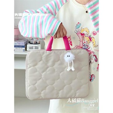 少女愛心11寸iPadpro平板保護套macbook內膽包14寸筆記本電腦包女