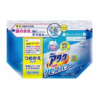 アタック　リセットパワー　詰替用　７２０ｇ  364661   花王