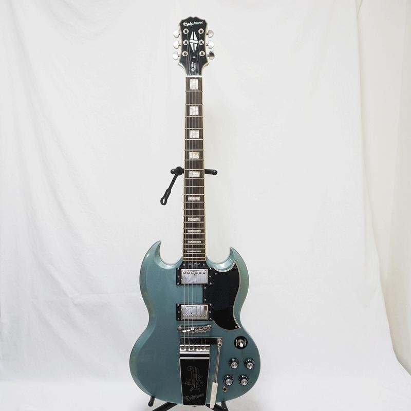 Epiphone エピフォン レスポール カスタム Limited Edition SG Custom w/ Maestro Pelham Blue  社外（ギブソン）ハードケース付 中古美品 | LINEブランドカタログ