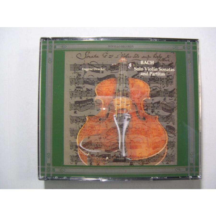 Bach   Sonatas and Partitas for Solo Violin   Eugene Drucker CDs    CD