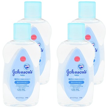 Johnson's 嬌生 嬰兒潤膚油 清爽配方  125ml  4瓶