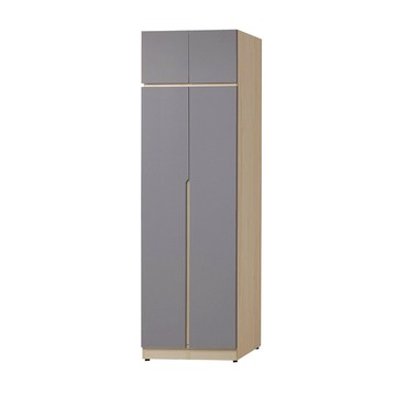 ASSARI-水芳2.5尺雙吊加高衣櫃(寬75x深59x高238cm)
