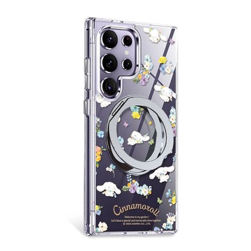 三麗鷗 S25/S24/A56/Flip7 軍規360旋轉磁吸立架殼-花季大耳狗