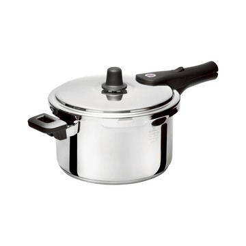 【Buffalo牛頭牌】雅登快鍋6L (壓力鍋 304不鏽鋼 SGS檢測安全無毒 電磁爐 IH爐 營業用)