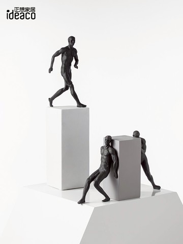 人物雕塑客廳擺件裝飾品現代簡約家居酒店售樓處樣板間抽象工藝品