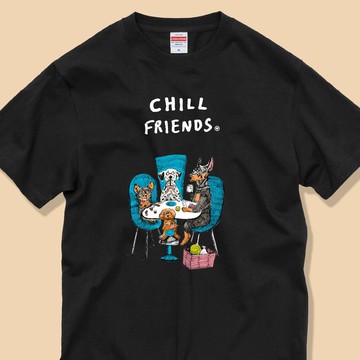 CHILL FRIENDS_狗狗聚會 / Classic Cotton T-Shirt