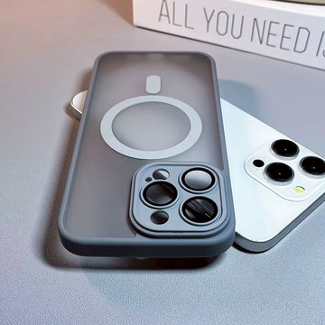 磨砂 MagSafe磁吸  軍規防摔手機殼iphone11 12 13mini 14 15 16 17promax保護殼