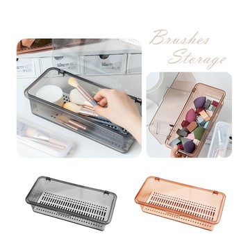 透明防塵蓋收納盒 【C170】 化妝品收納盒 口罩收納盒 瀝網收納盒 桌上收納盒 附蓋收納盒 防塵收納盒 餐具收納盒 刷具收納 透氣收納盒 透明收納盒 化妝盒 刷具盒 收納盒 置物盒 收納用品