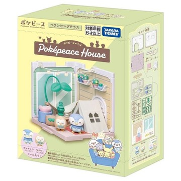 任選 日本寶可夢娃娃屋 植物露台 (木木梟+波加曼) Pokepeace House  PC29907