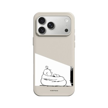 iPhone 17 Pro Max SolidX 貝殼灰 - 史努比 Snoopy - Snoopy&Charlie Brown追劇時間