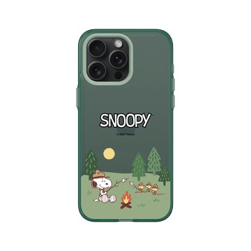 iPhone 15 Pro Max Clear 憂墨綠 - 史努比 Snoopy - 露營趣
