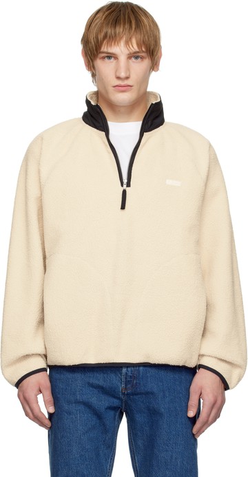 A. P.C. 灰白色 Island Brodé 套头衫